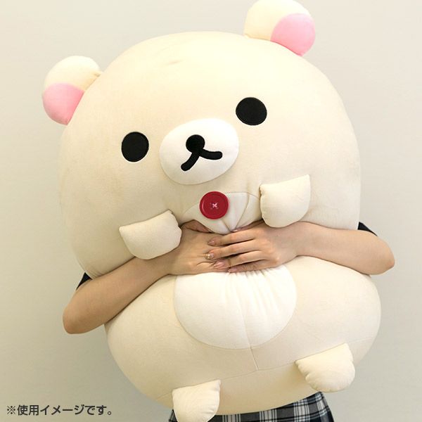 🍓コリラックマ 特大まんまるもーちもちぬいぐるみ🍓 まんまる♪触り
