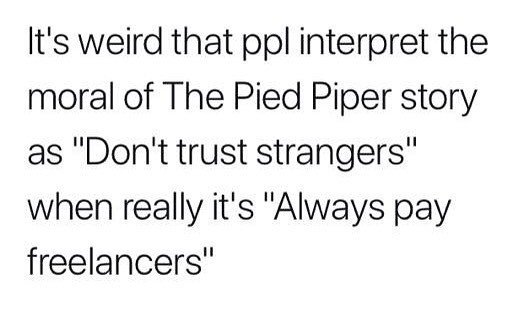 TheMartinDunn's tweet image. Man is this relevant. #freelancers #graphicdesign #workforhire ift.tt/2BqfE3C