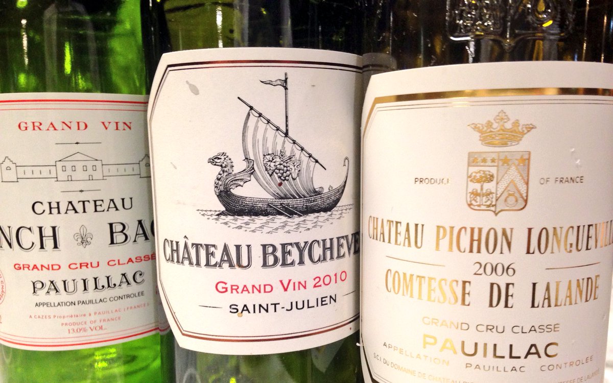 The #Wine service last night: 

🍷Ch. Lynch-Bages 2002
#Pauillac

🍷Ch. Beychevelle 2010
#SaintJulien

🍷Ch. Pichon Longueville Comtesse de Lalande 2006
#Pauillac

#SundayThoughts #WineTasting #WineLover #Bordeaux #Wines