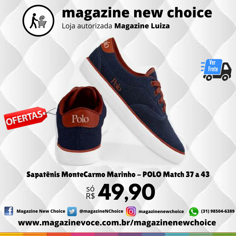 sapatênis polo match monte carmo
