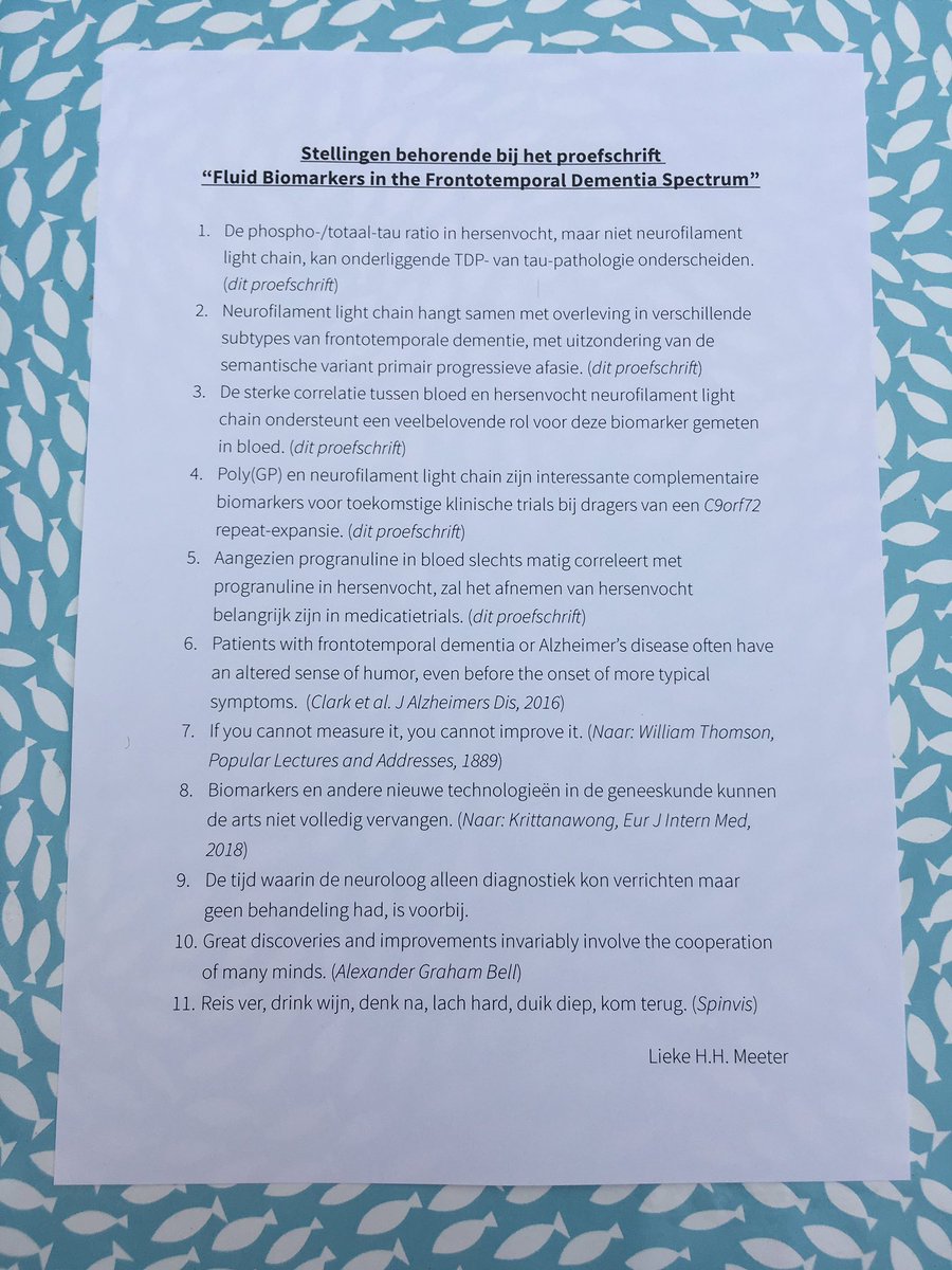 FTD_MantelMC's tweet photo. Op 28/9 #promoveert arts onderzoeker Lieke Meeter
"Fluid Biomarkers in the Frontotemporal Dementia Spectrum"
Meer info volgt! Nederlandse samenvatting 😬@AlzheimerEMC #FTD #endFTD #thinkFTD #onderzoek #aiosneurologie #neurologie #neurologe #jongdementie @worldFTDunited https://t.co/AAQRipSQhr