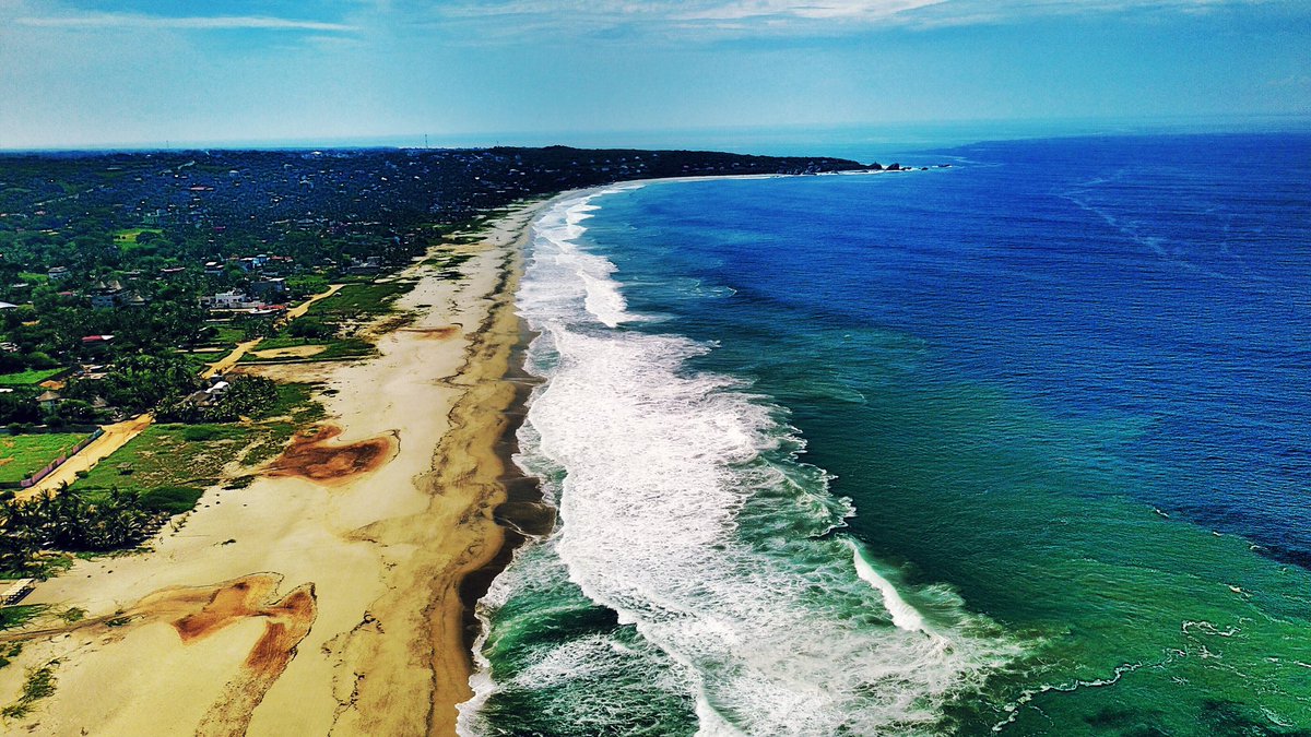 The beautiful Zicatela Beach 🏖 La hermosa Playa Zicatela