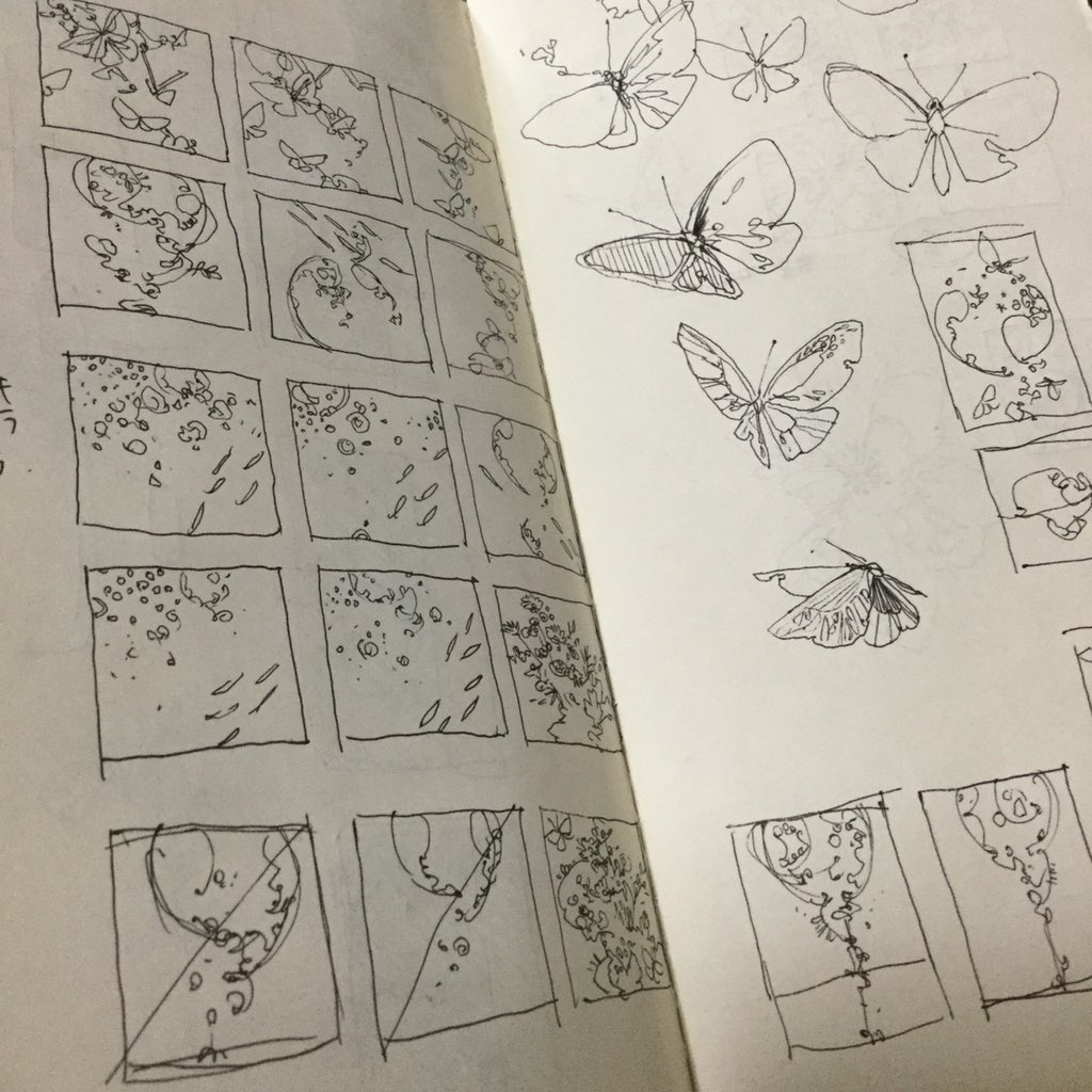 トラベラーズノートに戻してから手帳を良く開くようになったし、毎日、絵のエスキースを描くようになった。やっぱりどんな手帳を使うかって大事だなぁ。 