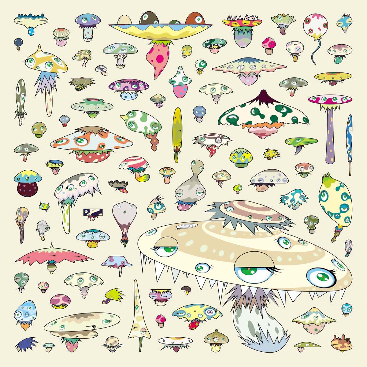 Andrey Sergushenkov 村上 隆 Takashi Murakami Army Of Mushrooms 03 Neopopart Superflat