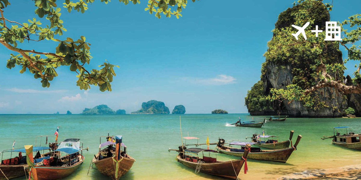 ExpediaIN's tweet photo. Thinking of traveling to #Thailand? Get up to 10% off when you book Flights + Hotels at the same time! Get started with the link here: https://t.co/jeXfH5Y3Qr to book your Thailand Package Deal and save! PC: Wikipedia #TravelWithExpeida #SummerHoliday #BookWithExpedia https://t.co/2rQr6fvJvL