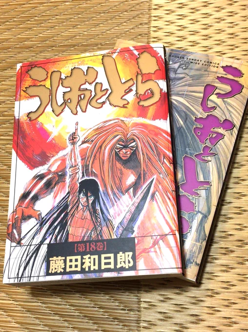 連休の過ごし方①「あなたは何サークルですか?」「よ…妖怪サークルです…」「なら連休中に『うしおととら』を読みなさい」「なんだよ急に…読みますよ…うっ、うっ、うわぁああああ!(泣く)」「食事なんだから早く片付けなさい」「藤田先生ぇー!」「アニメも早く観なさい」 