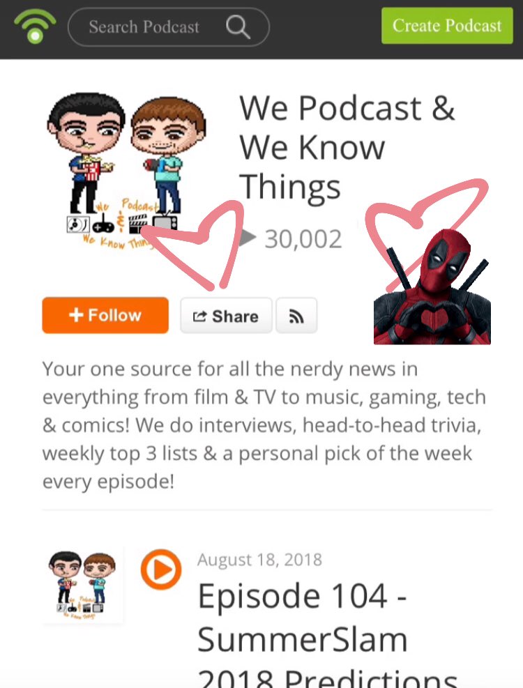 GregTalksALot's tweet photo. 30,000!!!!!! We Podcast & We Love You. Thank you all for your support, for listening & for sharing. We’re only getting started. #PodernFamily #ESONetwork #WeBeGeeks #WePodSquad #Podcast https://t.co/Rqx8M4UVLE