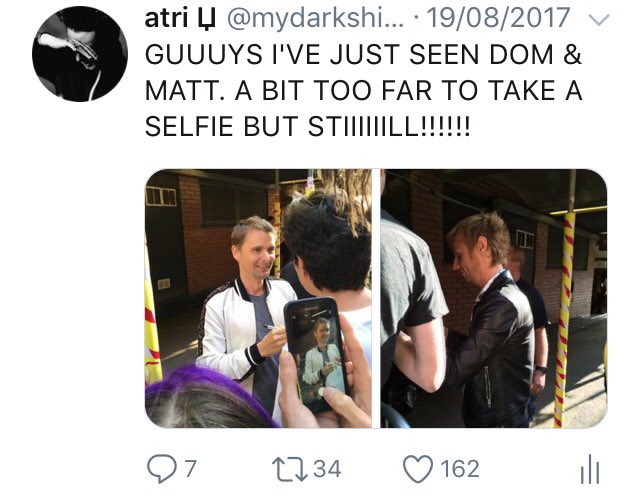 your_ph0bia's tweet photo. one year since sbe gig & it still seems unreal…
definitely the best day of my life #musebyrequest 🖤 https://t.co/oGI7EmkrgR