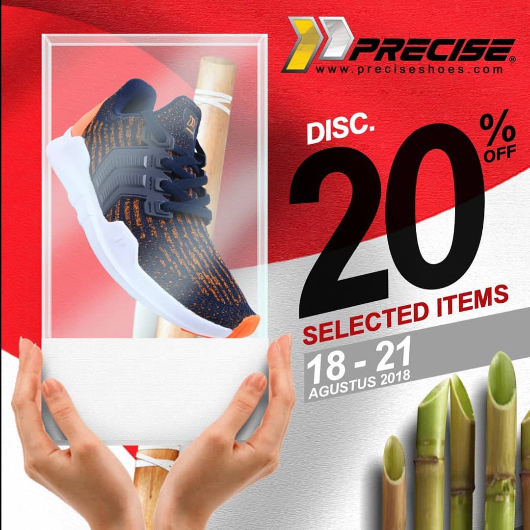 tangcity's tweet photo. Promo kemerdekaan 20% (selected item) dari @PreciseShoes !!!
Kamu bisa dapat diskon 10% sebagai pengguna kartu Smart Shopper Tangcity Mall lho.
#precise #preciseshoes #precisesale #running #precisegallery #tangcity #mall #tangerang #tenant #promo #HUTRI73 https://t.co/hTZCzaswIP