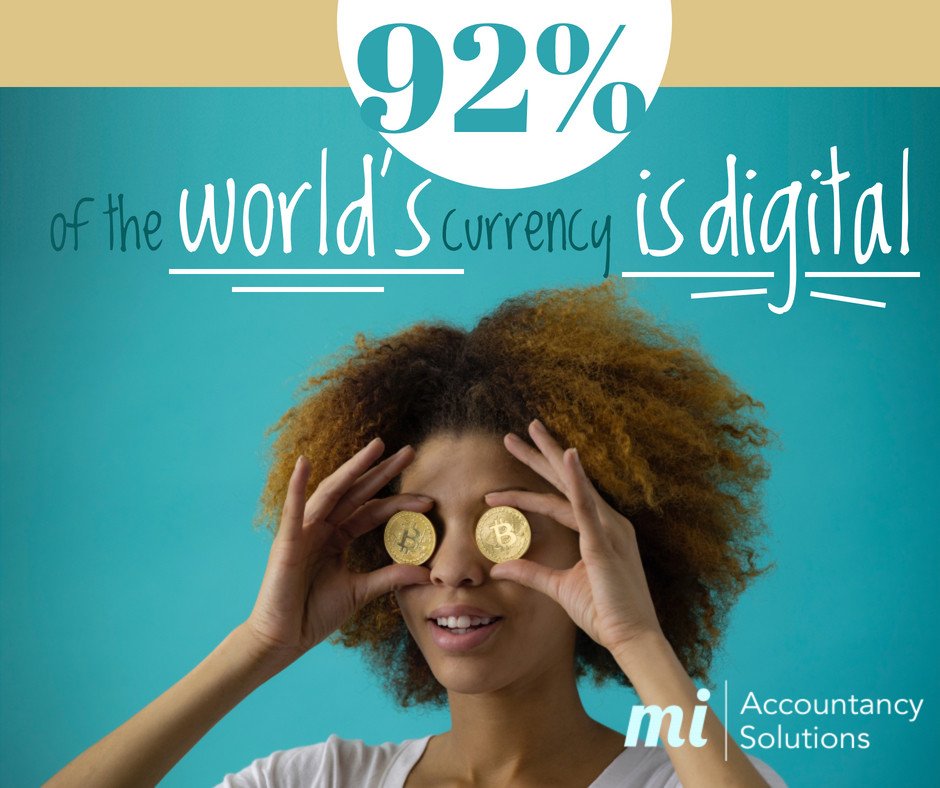 MIAccountancy's tweet photo. Fun fact: 92% of the world's currency is digital.

How long before it is 100%? https://t.co/HGmB9RbJ8T