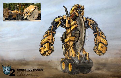 トランスフォーマー 映画『リベンジ』でコンセプトアートまで描かれた