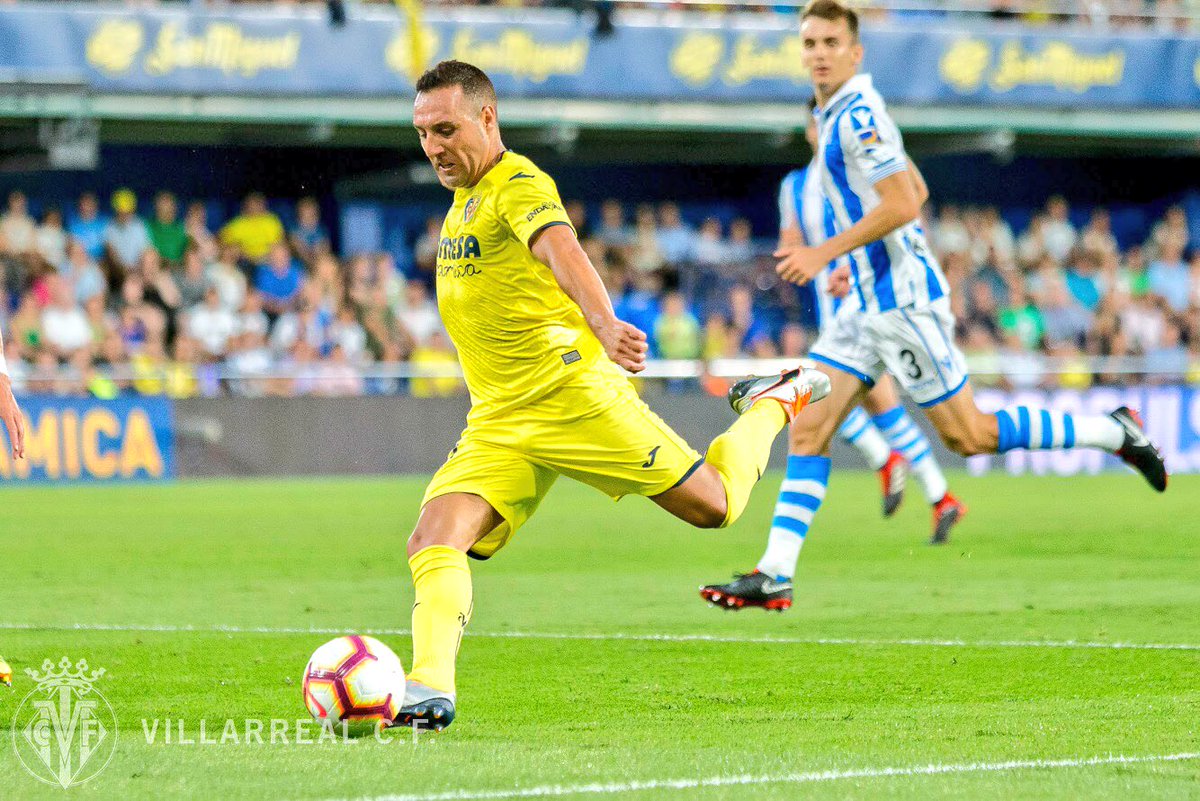 Cazorla, ante la Real Sociedad (Foto: VLL).