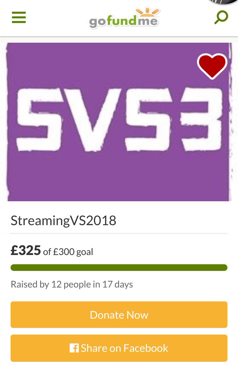 StreamingVS2018 tweet picture