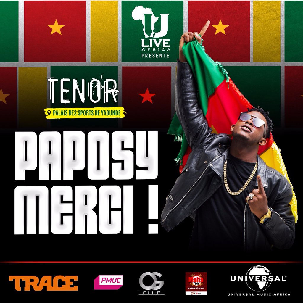 TENOR_officiel's tweet photo. Hier soir, c'était le feu !  Merci à tous !! #tenor #paposy #millemercis# #onecritlhistoire #ULive #UniversalMusicAfrica https://t.co/DXiMcbK7rc