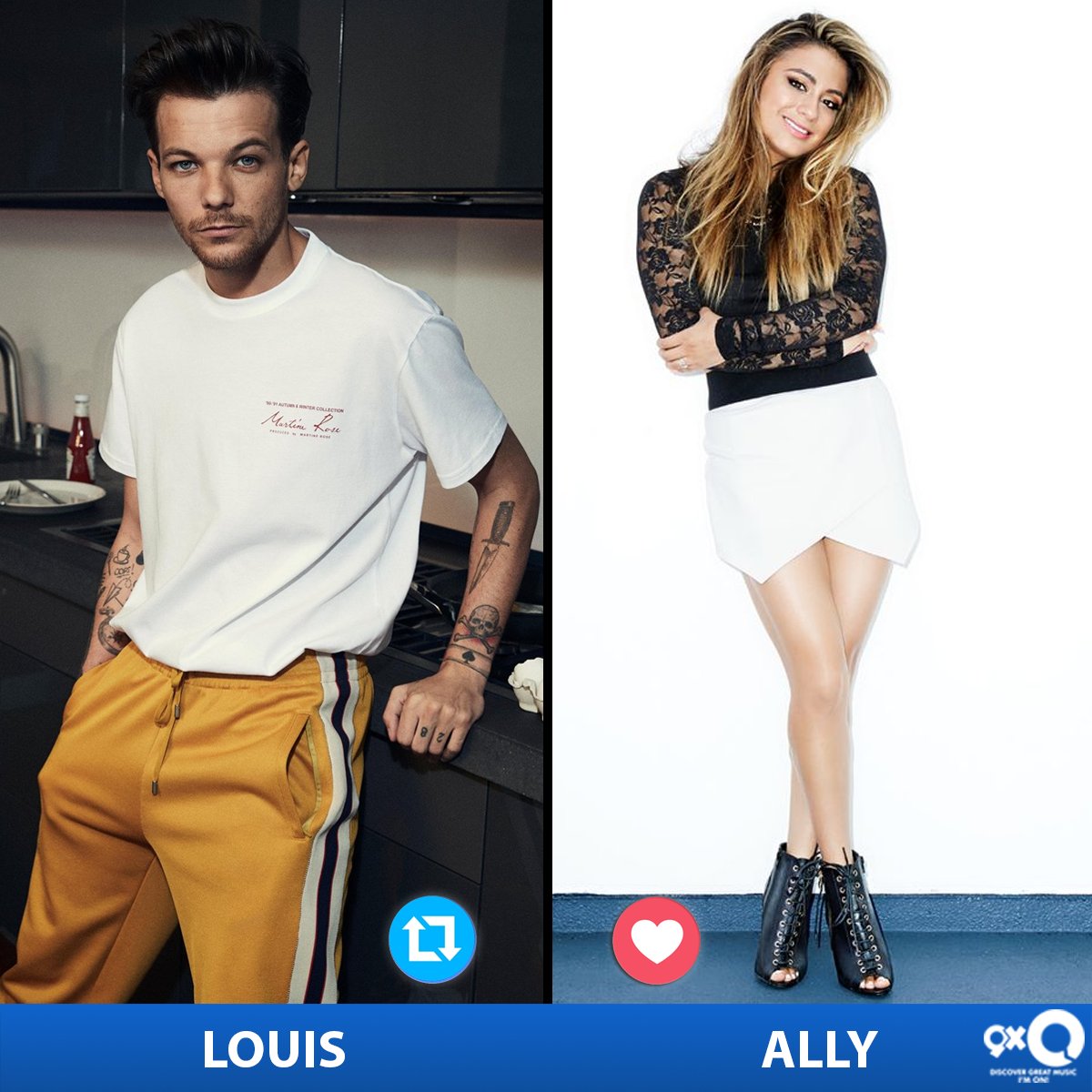 9XOIndia's tweet photo. RT for @Louis_Tomlinson or Heart for @AllyBrooke 
Who would win at a sing-off? https://t.co/r4zh8ZU9YI