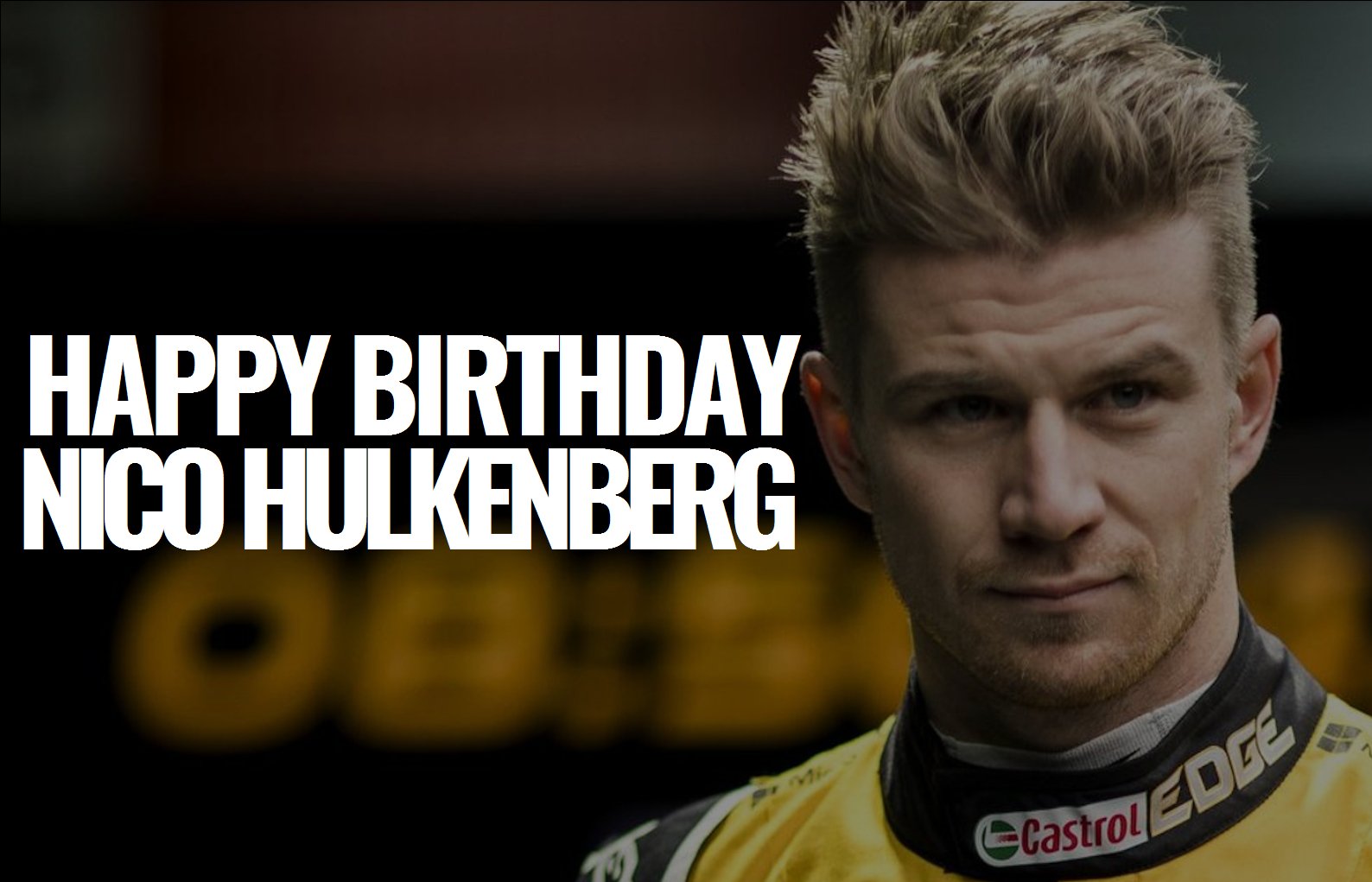  Happy Birthday, The Renault driver turns 31 today! 