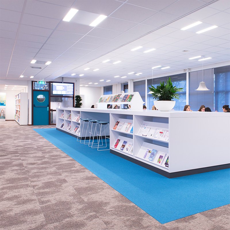 dctuk's tweet photo. How amazing does @modulyss DSGN Cloud look in this commercial space. I love how it's been used next to the piercing blue tones to create an atmospheric, airy feel! 🌧

https://t.co/cY5dRD7LDp

#InteriorDesign #Biophilic #DesignInspiration #CarpetTiles #Modulyss #Flooring https://t.co/b9UFen09o4
