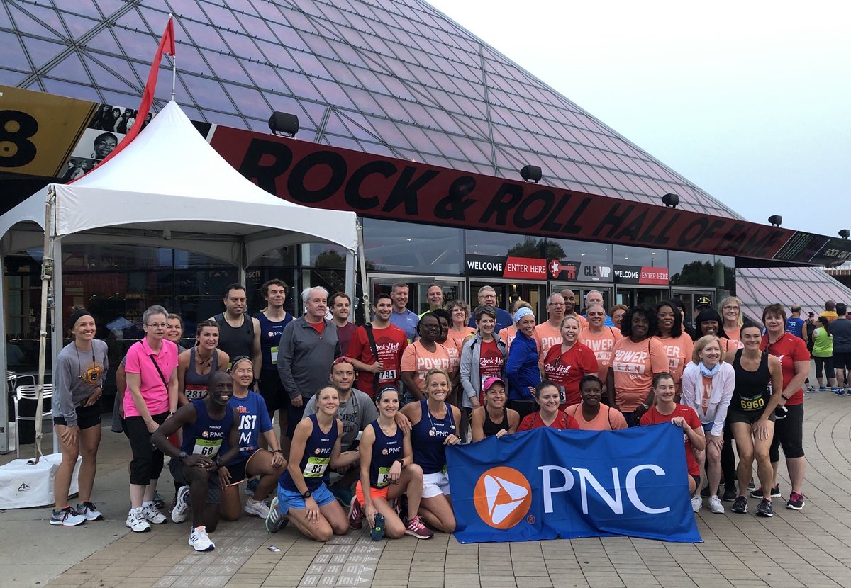 bairdadams's tweet photo. Ready for the @RockHallHalf with my @PNCBank colleagues! https://t.co/tFplzxkZqE