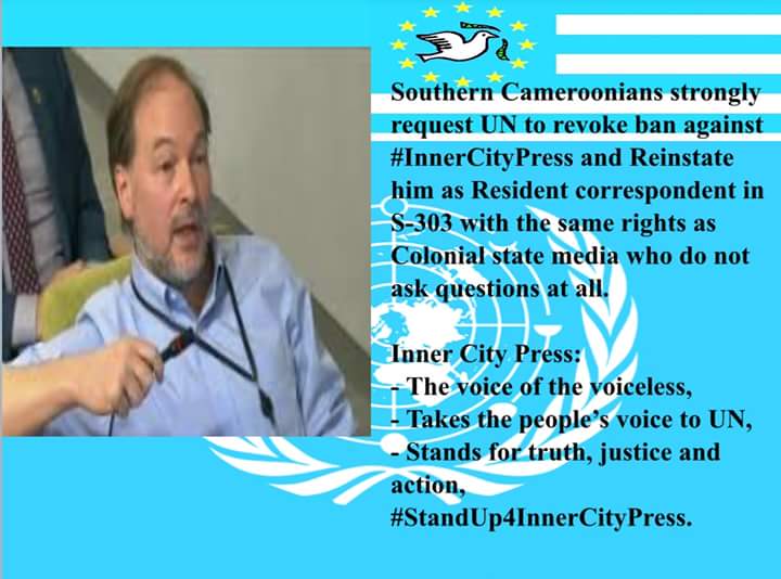 emiAngwafor's tweet photo. @realDonaldTrump it is heartless to observe that the @UN has shifted from primary objective of promoting works peace to press censorship. Banning @innercitypress is a crime against freedom of speech and a negative legacy for the unpopular @antonioguterres ��� https://t.co/iNAKw1199h