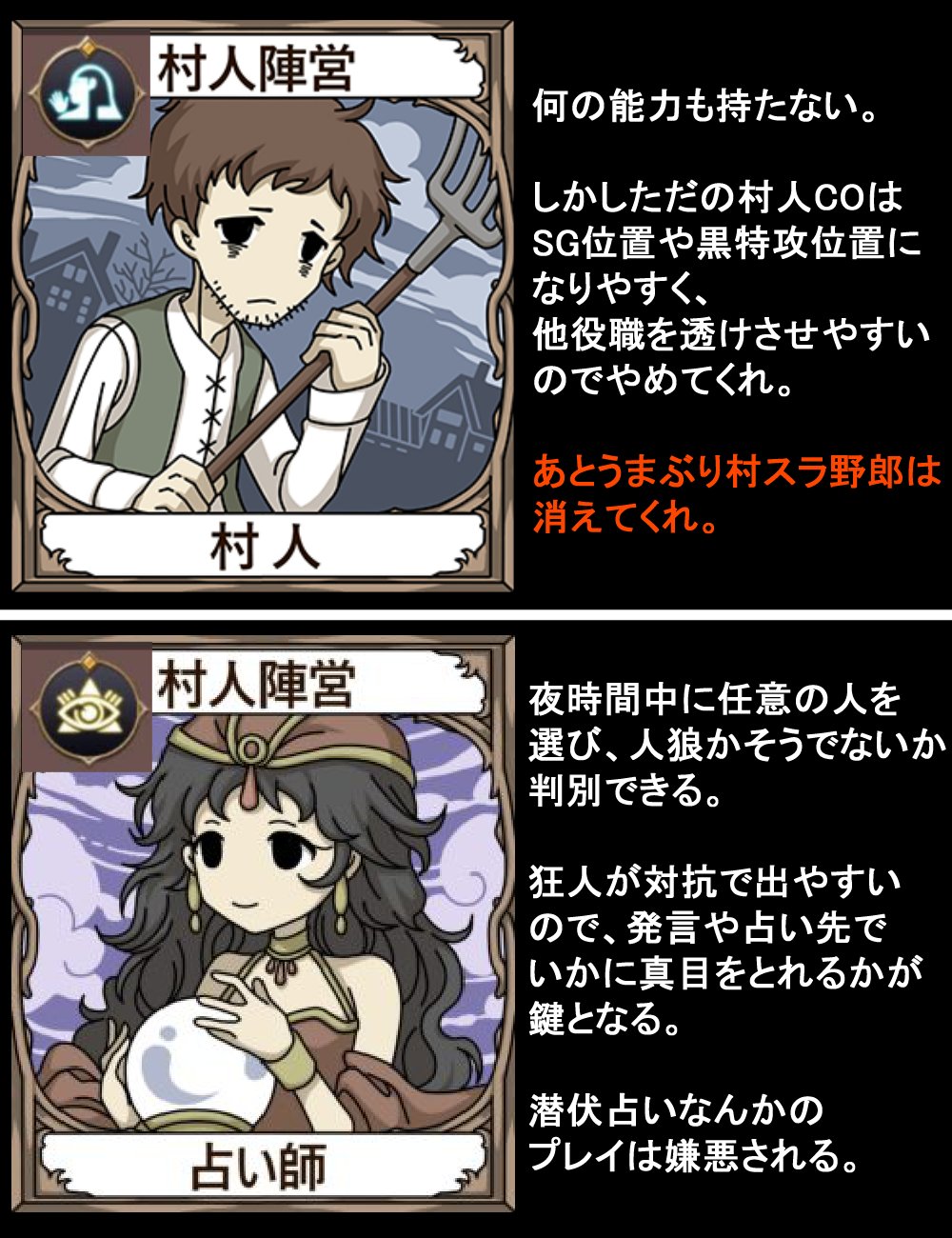 なばり 配信 最近人狼殺にハマっているので布教したくて役職について個人的見解をまとめてみました 文字数上 専門用語についてはお調べ下さい ほぼ進級局しかしないのでこの６役職しか載せませんが 新しく始める方への参考になればと思います