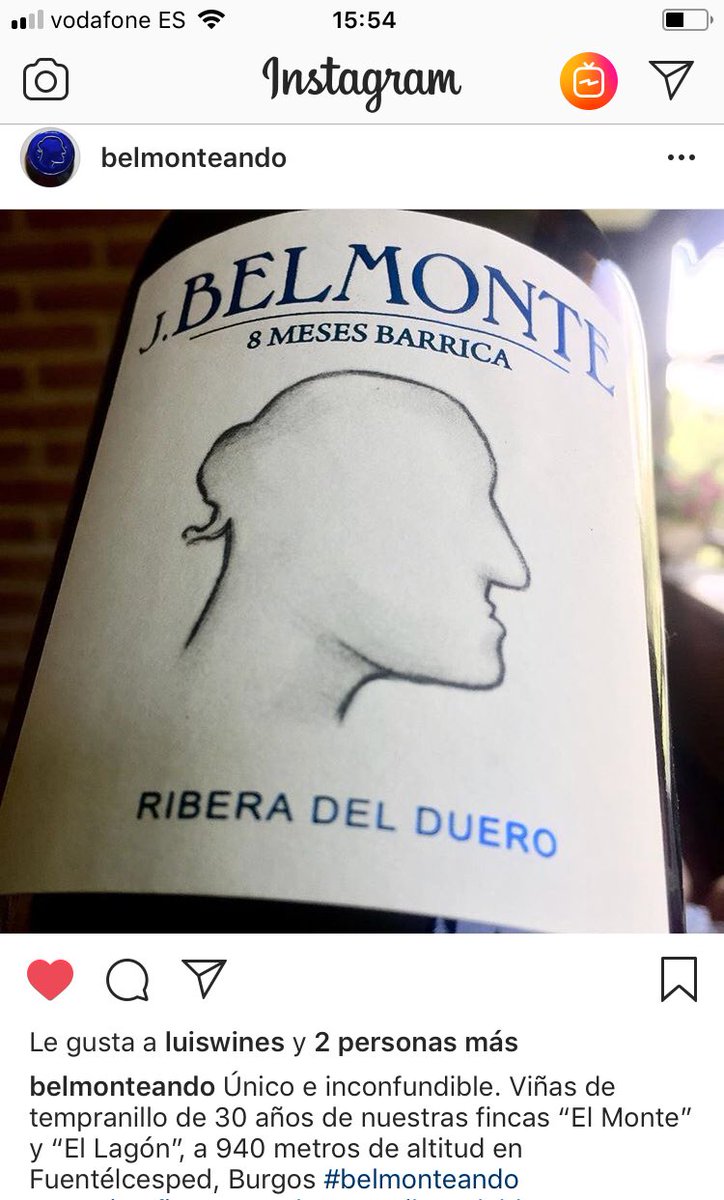 Único e inconfundible. Viñas de tempranillo de 30 años de nuestras fincas “El Monte” y “El Lagón”, a 940 metros de altitud en Fuentélcesped, Burgos #belmonteando #premiumfincas #porlacara #riberadelduero #vinosconalma