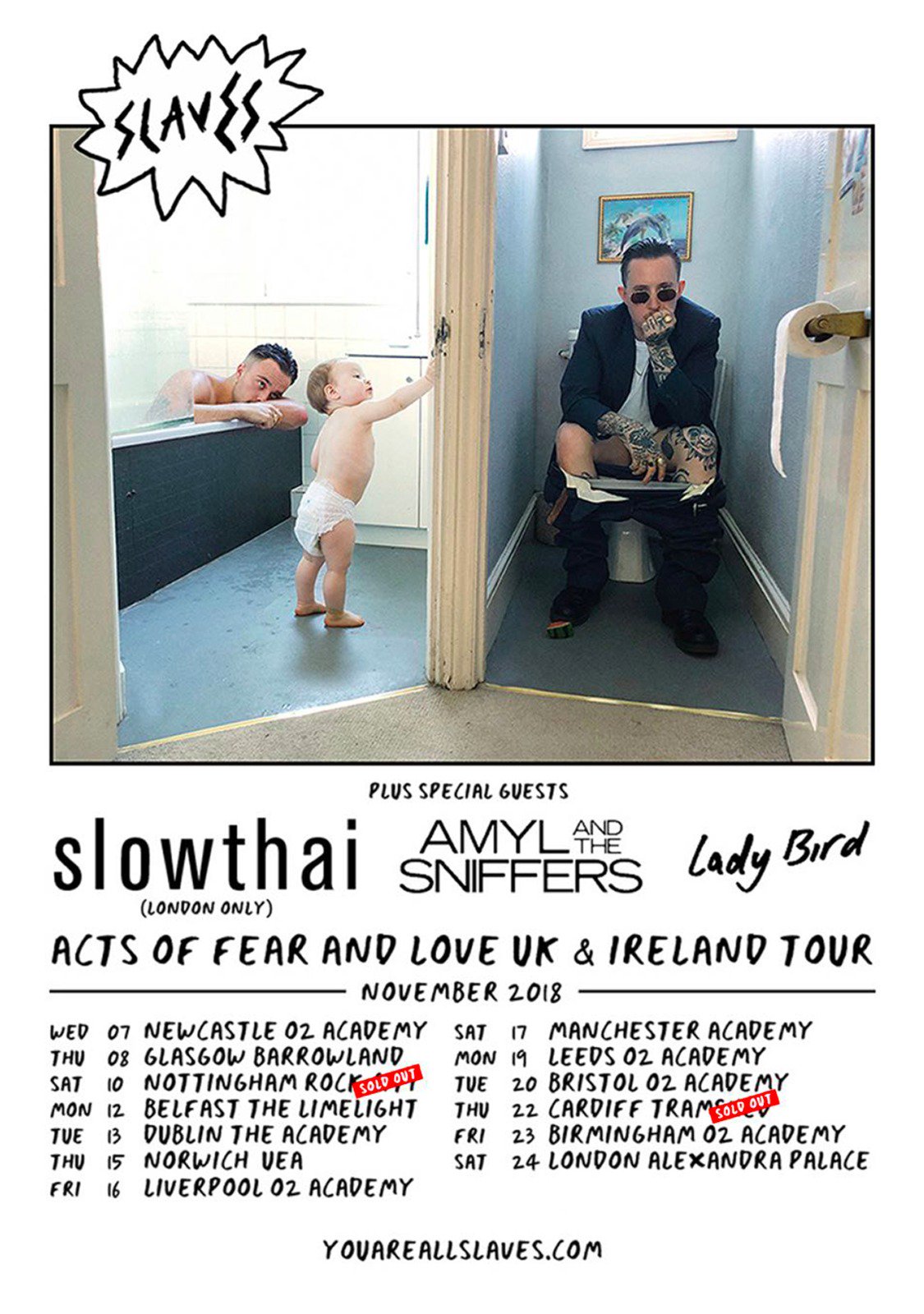 Slaves on Twitter "TICKETS ARE FLYING OUT. THE TOUR IS OVER 50 SOLD OUT. DON’T SLEEP ON THIS