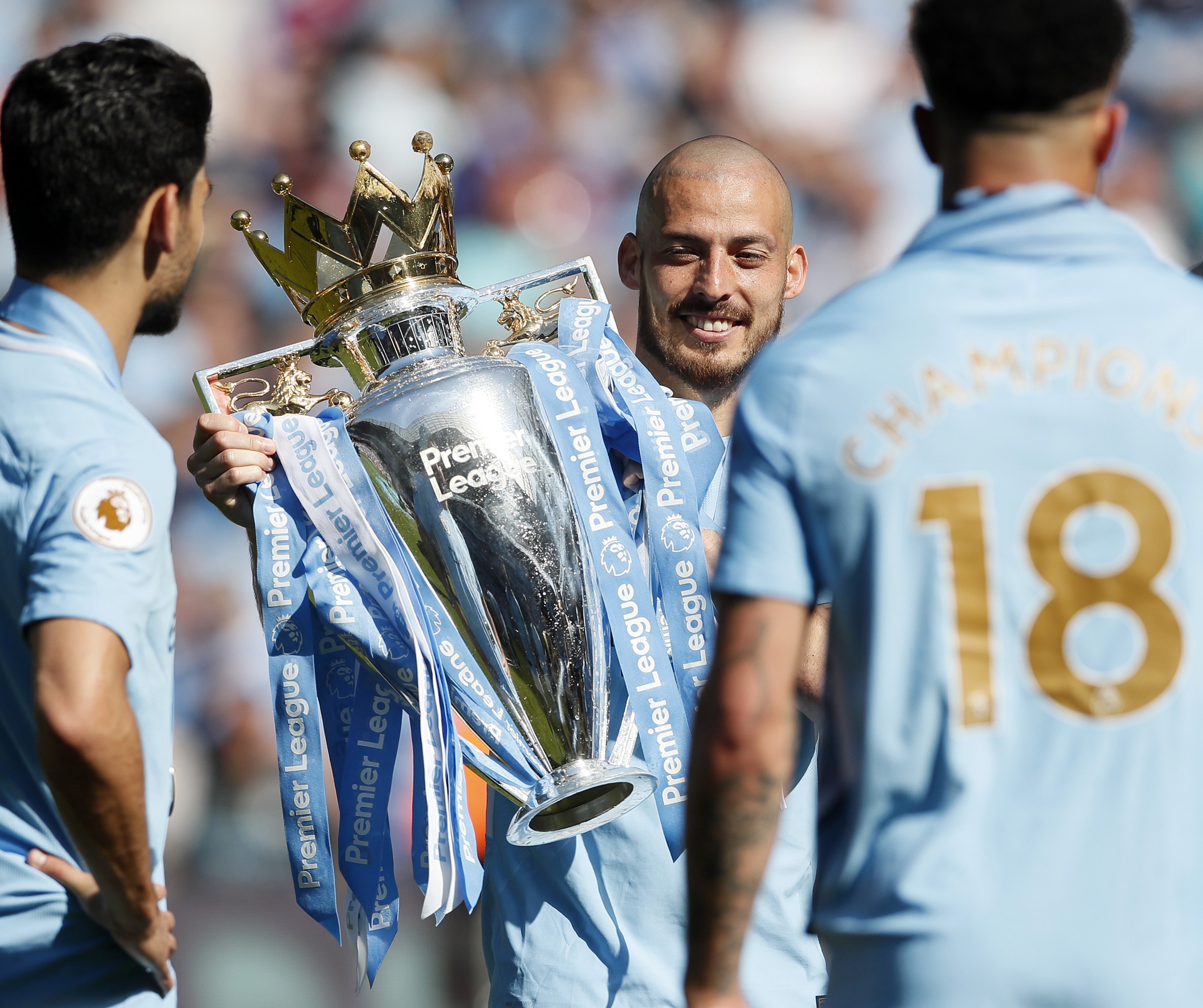 Squawka Live on X: Manchester City - 2017/18 Premier League Champions. 🏆   / X