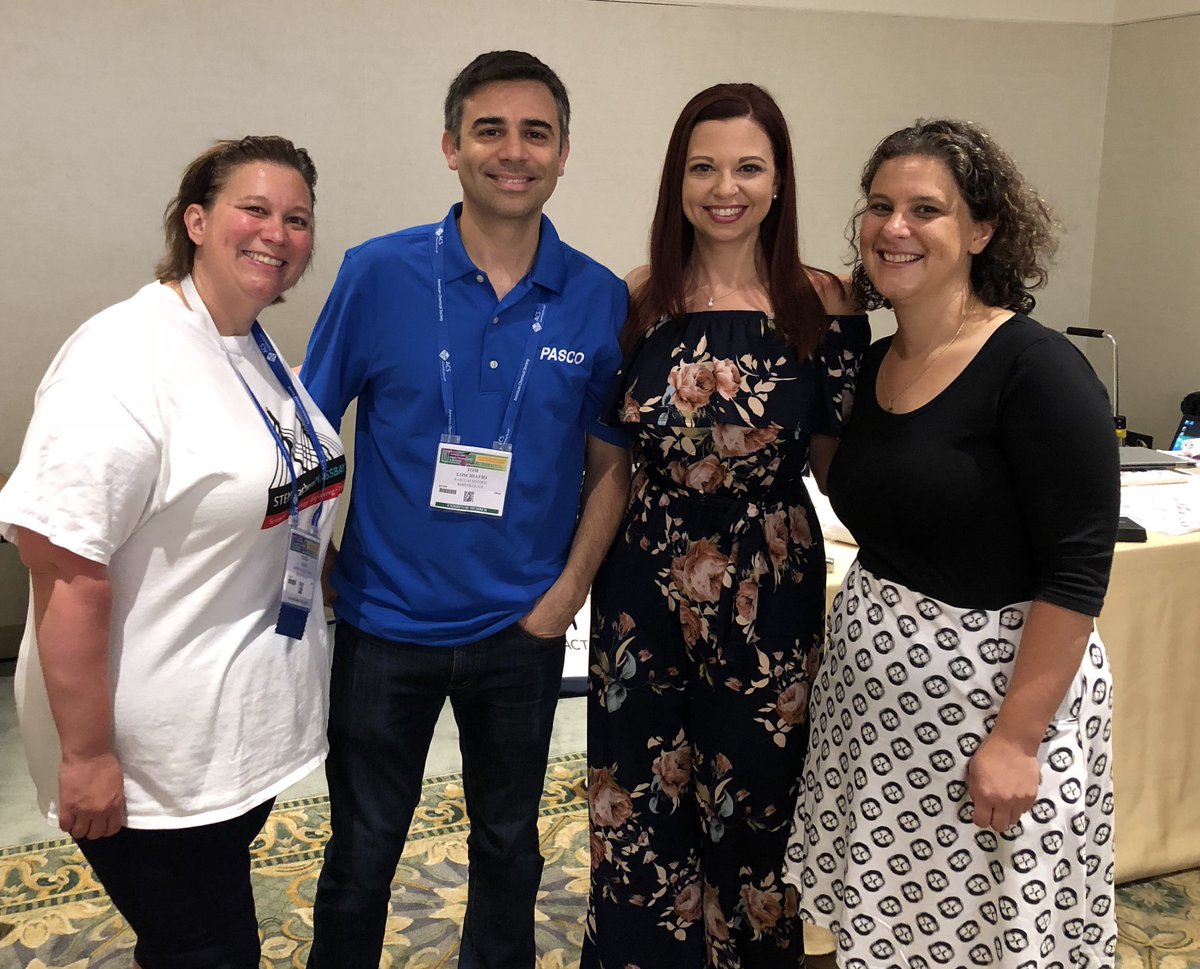 eposthuma's tweet photo. It’s not an #ACSTeacherDay until you get a photo with #PascoTom @teresamarx @aserkin @pascoscientific https://t.co/ETuncGBKSt