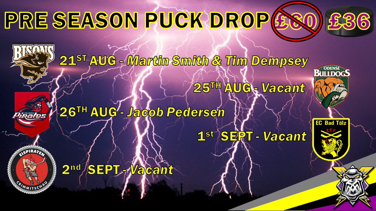 McrStorm_OSC's tweet photo. 🚨PRE SEASON PUCK DROP🚨
🚨PRICE CRASH🚨
Was £60 Now £36
2 Down & 3 To Go
#DontMissOut #PushFor150
Check out all the ice cool extras you get with the package: https://t.co/Gfn74t53nX
Email: osc@storm-office.com https://t.co/ySCQIvileV