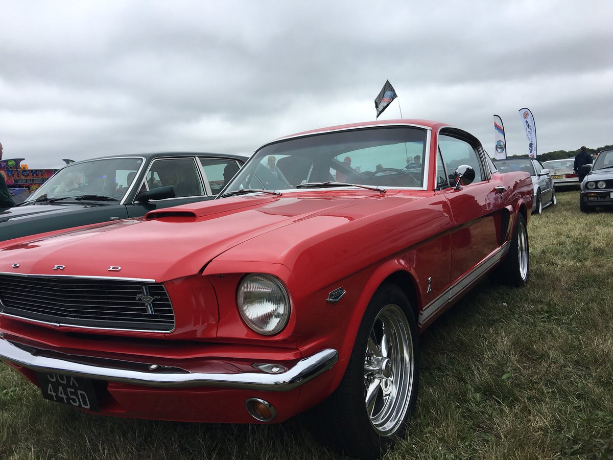 Hard top or fast back? Yellow or red? Does it matter? We’ll have both please! #Mustang #Biggin18