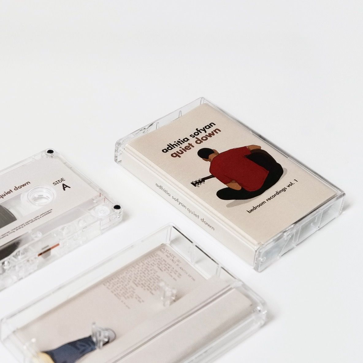 adhitiasofyan's tweet image. Kaset album Quiet Down. Ada di earmerch.com, 50K saja, stok terbatas. 🙏