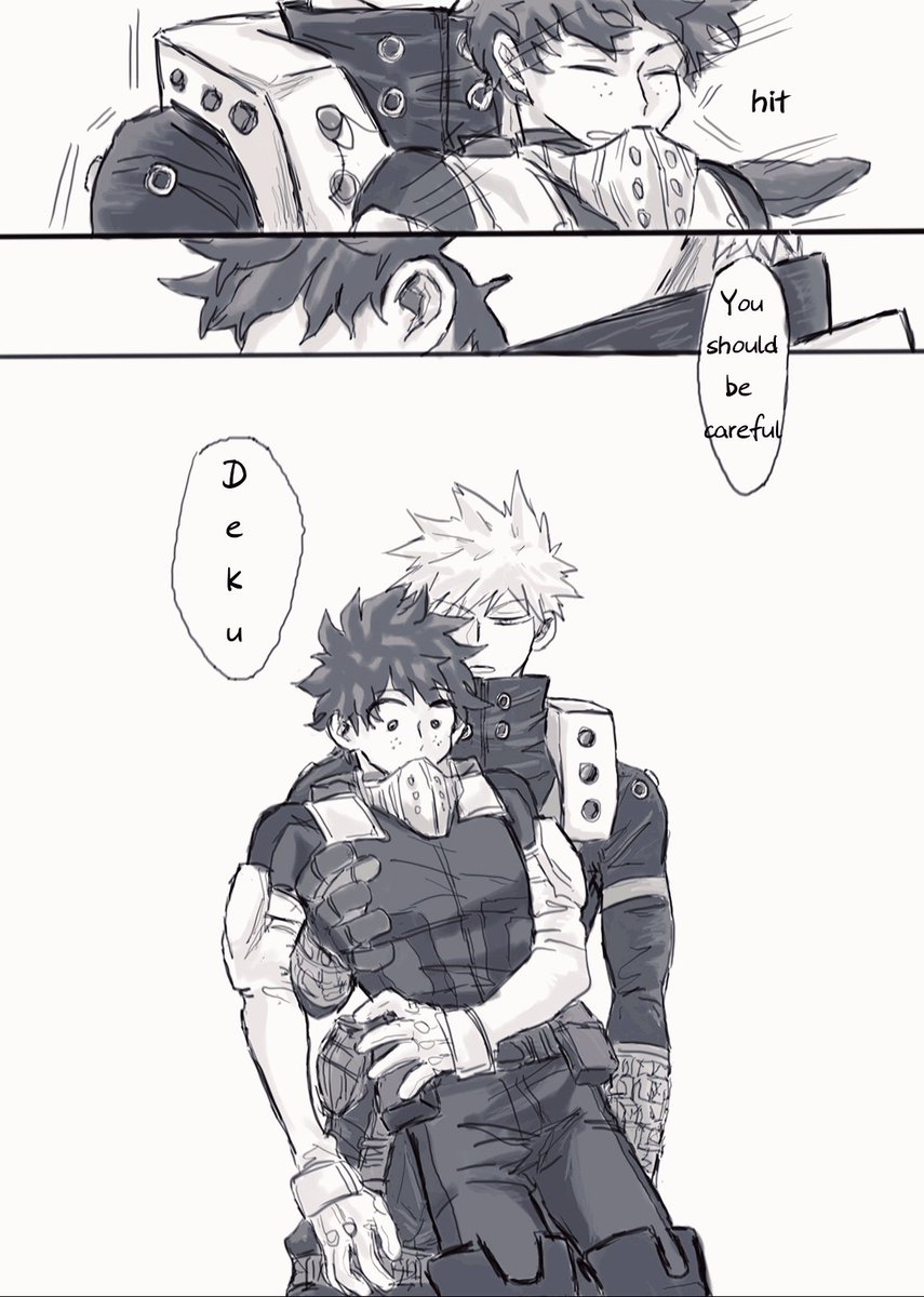 About kacchan's winter suit
#bakudeku 