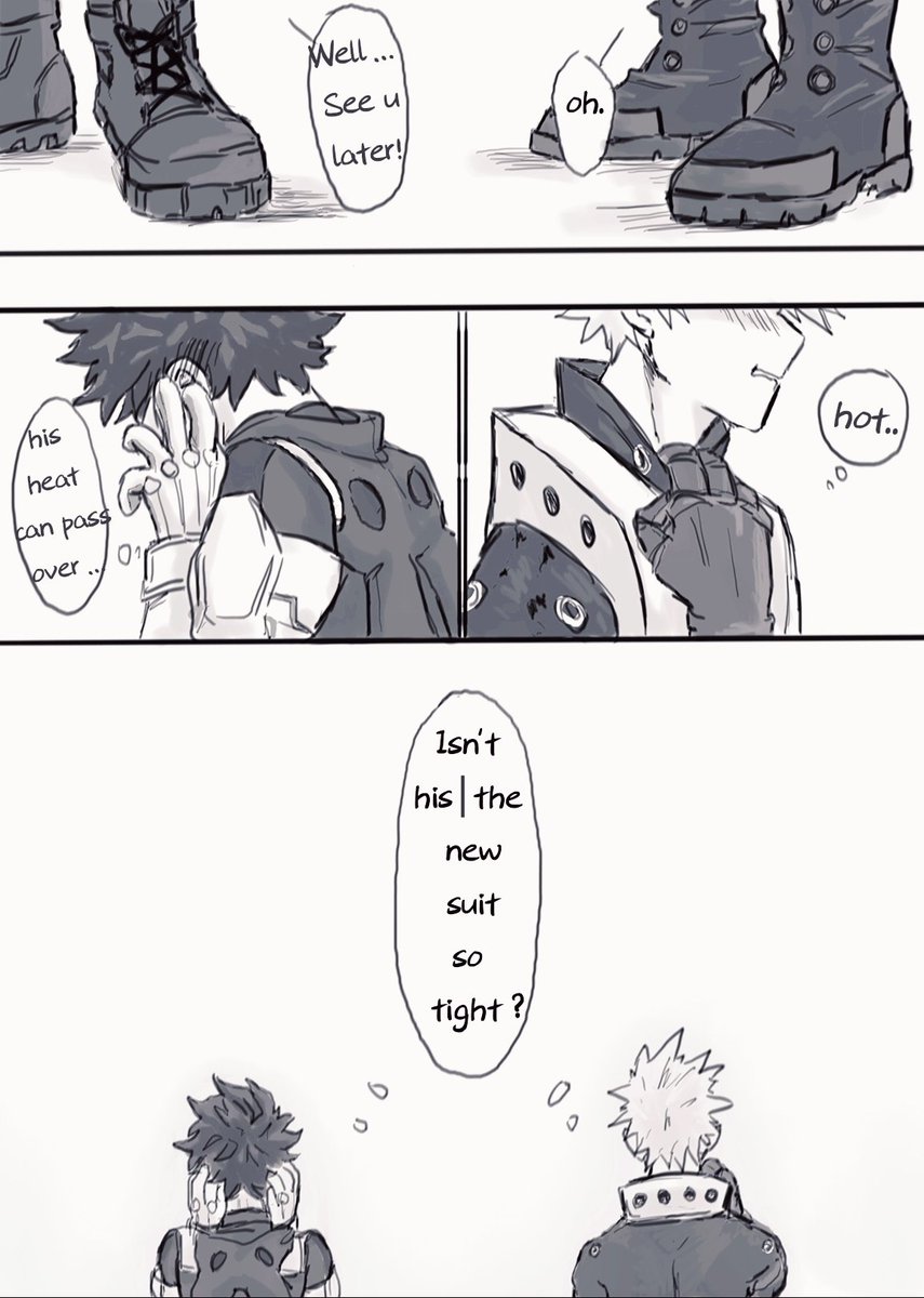 About kacchan's winter suit
#bakudeku 