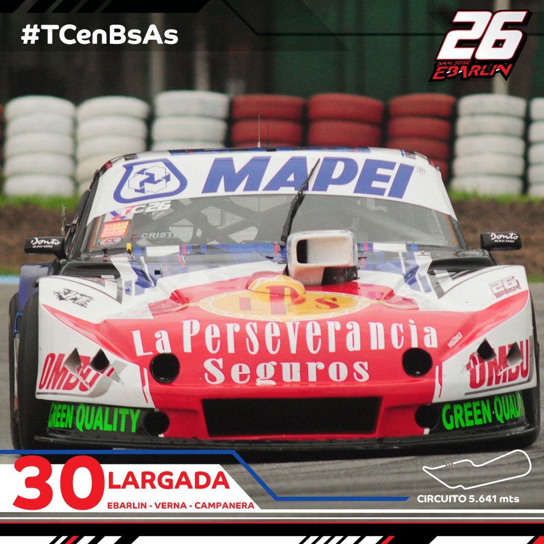 juanjoseebarlin's tweet photo. Se viene la Final de los "1000 Km" del TC 🙌 Desde el 30° lugar de la grilla buscaremos avanzar! 💪 #TCenBsAs #Chevrolet #Grilla #domingo #Final #DontoRacing https://t.co/QggzRIJUYi