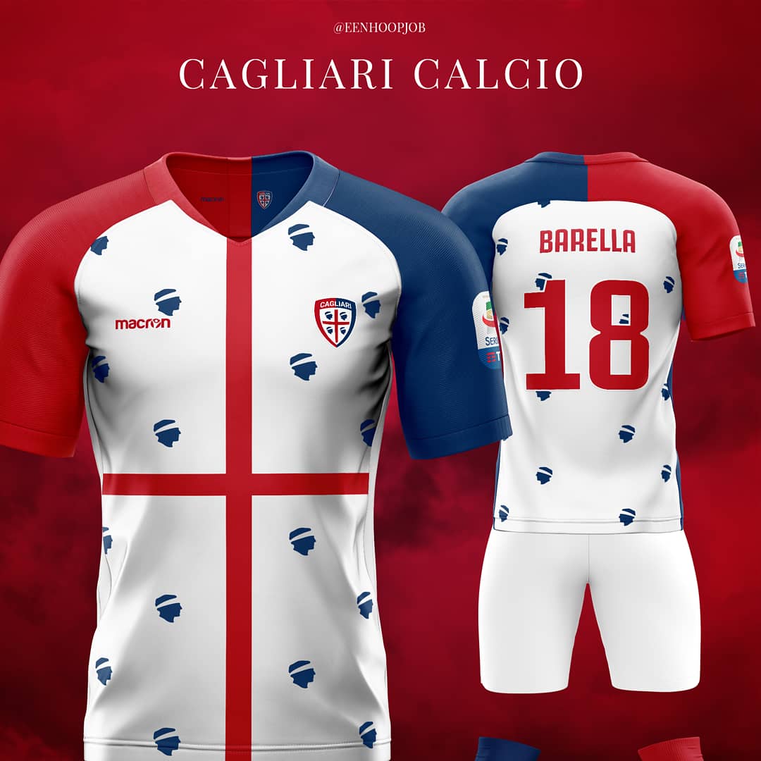 cagliari fc kit