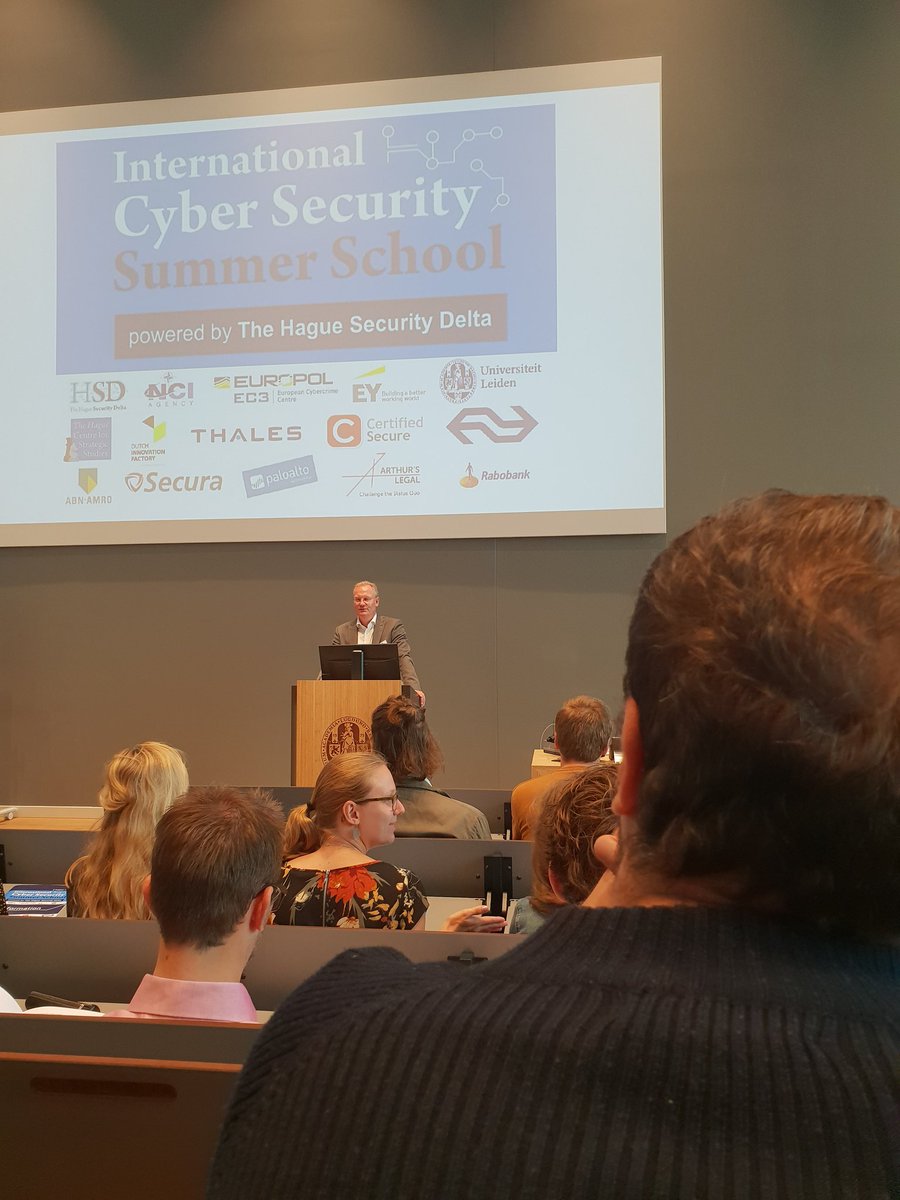Proud to be part of this years' international cyber summer school, as EY we are looking forward to hosting the students this Wednesday for an exciting program. #icsss2018