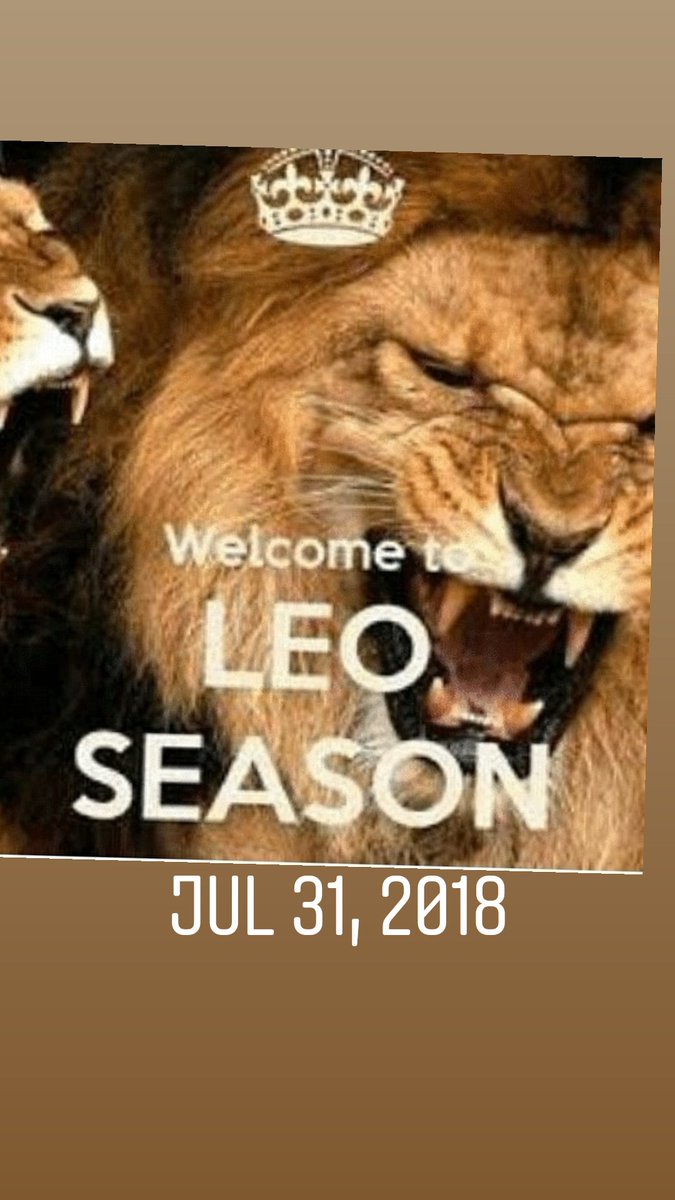 MotionpubC's tweet image. It's ♌ Leo Season!!!!!