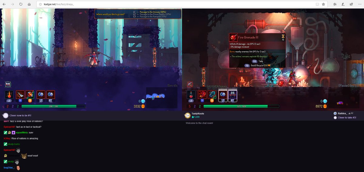 AllTheRageGG's tweet photo. This is quite the pretty game! @Pellefazz and @DraQu are streaming #DeadCells on #Twitch right now: https://t.co/4wAocz17qv

#Streamer https://t.co/k27uhYCx4f
