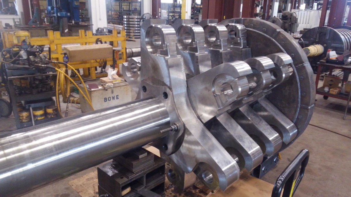 wendtcorp's tweet image. This is an 6-arm 80x104 Spider rotor in production at our exclusive partner's Bowe Machine Company, manufacturing facility in Bettendorf, IA. What type of rotor are you using or prefer in your shredding operation? #notallrotorsareround #discrotors #spiderrotors