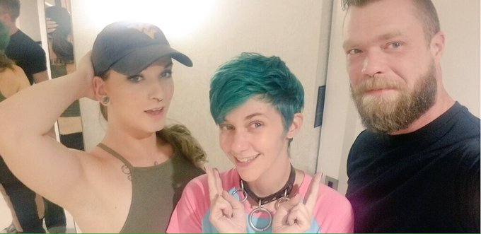 *Green hair - Don't Care*   (I made smut with @MikePanicxxx &amp; @_jennacreed_ last night) 😸 https://t.<a href="/tag/queer"class="tags"><span>#queer</span></a><a href="/tag/petite"class="tags"><span>#petite</span></a><a href="/tag/pdx"class="tags"><span>#pdx</span></a><a href="/tag/enby"class="tags"><span>#enby</span></a>