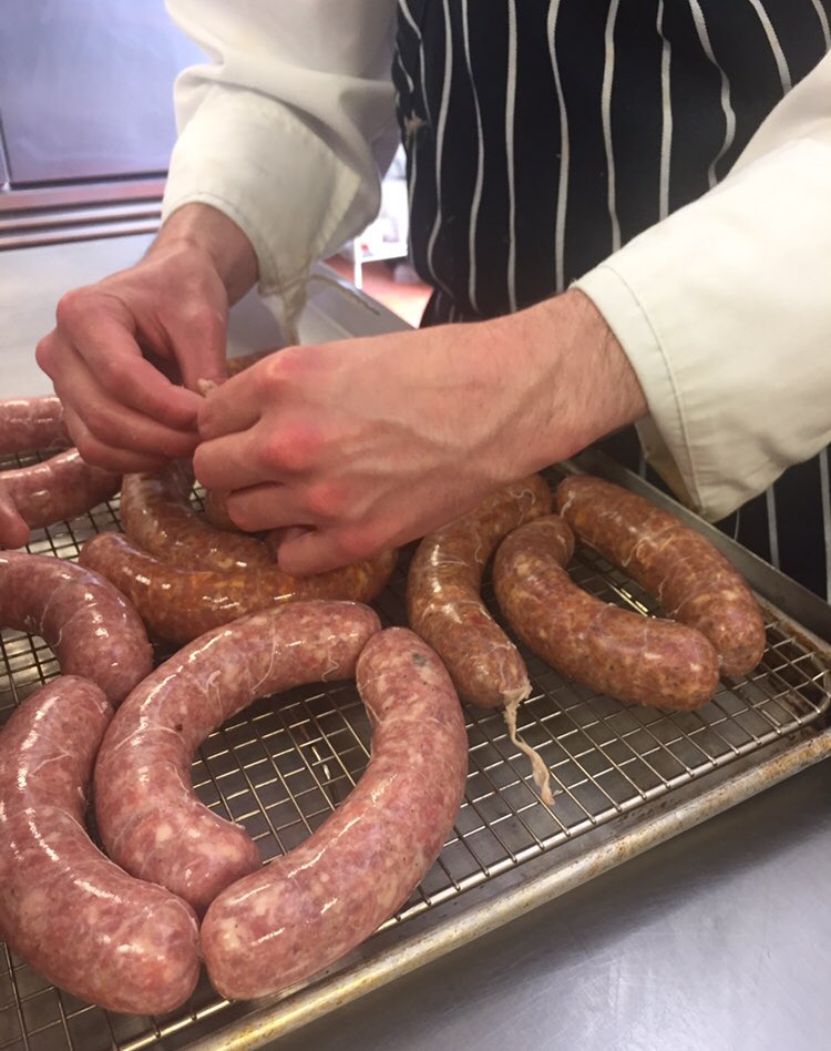 Today our #CulinaryPreApprenticeship students are learning the art of #sausage making! <a href="/eatdrinkmag/">Eatdrink Magazine</a> <a href="/100milemark/">Mark Kenny, CSCMP</a> <a href="/chefjamessmith/">James Smith. Passionate foodie, lover of people</a> @cheffieb @UofGChefVijay <a href="/ChefKimS/">Kim Sutherland</a> <a href="/eatdrinkmag/">Eatdrink Magazine</a> <a href="/ethicalgourmet/">Bryan Lavery</a> <a href="/rve24/">Rob</a> <a href="/banquetstaffing/">Allumette</a> @MLFPC