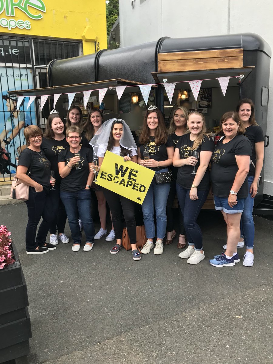 HqEscape's tweet photo. #breakoutthebride our #henpartyactivity in #carlingford has been a massive hit this summer. 2 hours of fun and games for all ages. https://t.co/ngxRDWAV0E
