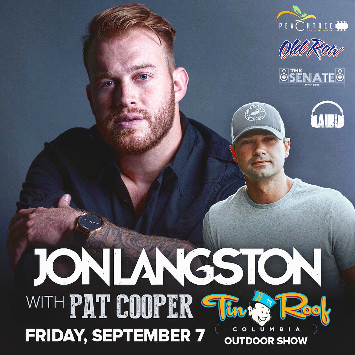 COLUMBIA, SC - We’re coming for you in exactly ONE MONTH for UGA/USC weekend! @jonlangston and I will be performing in the <a href="/tinroofcolumbia/">Tin Roof Columbia</a> parking lot on Friday night, September 7th. Ticket link is in my bio. Look forward to seeing a lot of familiar faces in the city of dreams!