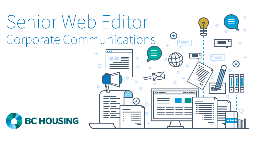 BC_Housing's tweet photo. Want to work with us? We're hiring a Senior Web Editor. For this and all other current #BCHJobs postings, check out https://t.co/aVSKvzIUVj https://t.co/w18WAj9VU5