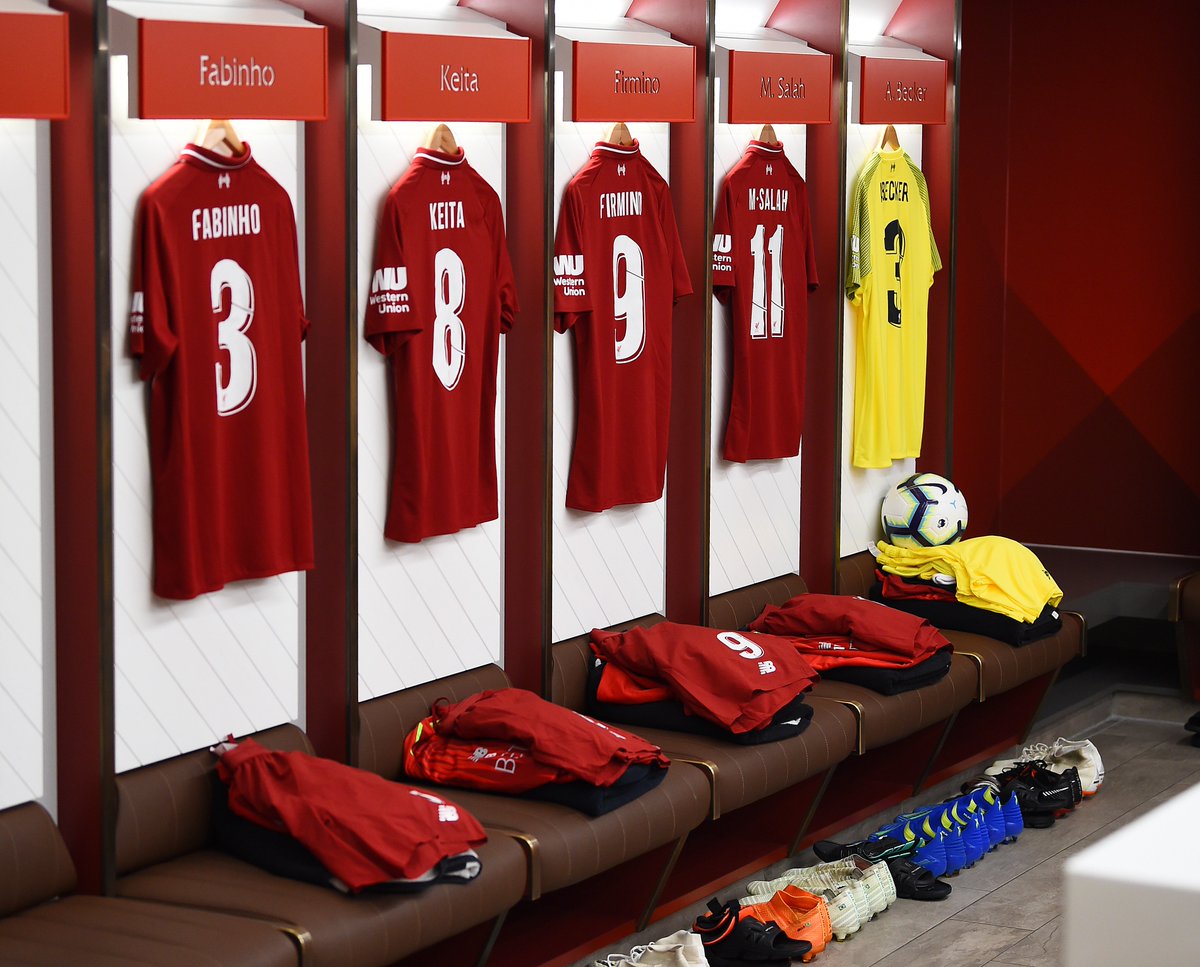 LFC's tweet photo. 📷 Dressing room ready... https://t.co/9Zq1feLibI
