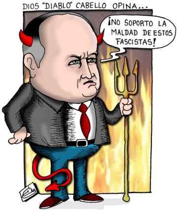 Resultado de imagen para Caricaturas de Dios Diablo y Maduro