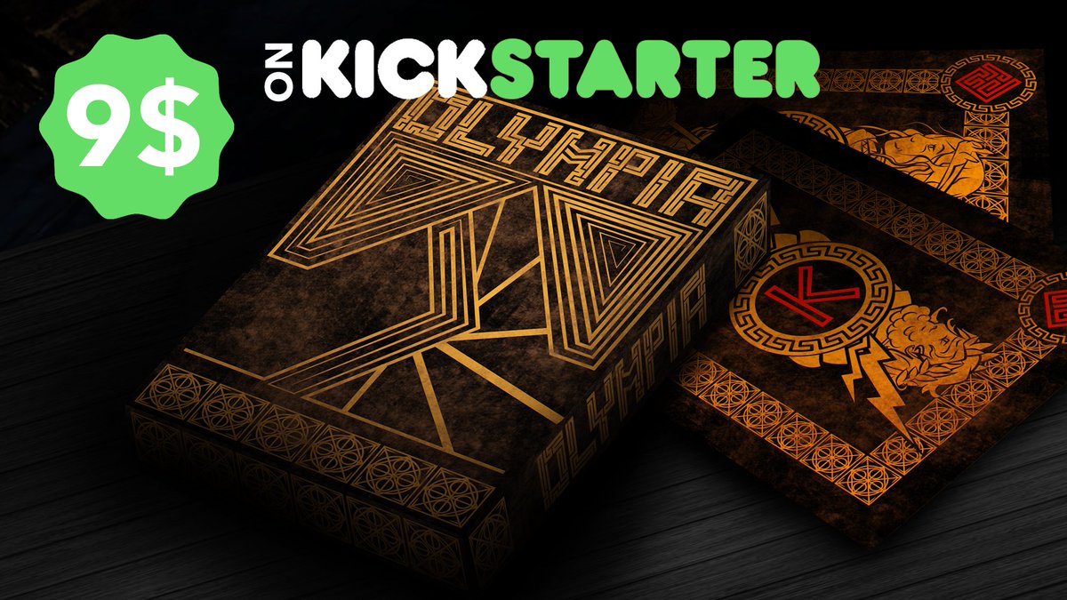 OlympiaCards's tweet photo. Get our custom "Gods of Olympia" classic playing cards deck now on @kickstarter !
Here: https://t.co/60cOlLSTdi
------------
#olympia #greek #vintage #kickstarter #backer #gods #zeus #cards https://t.co/NAYi3WmRv5