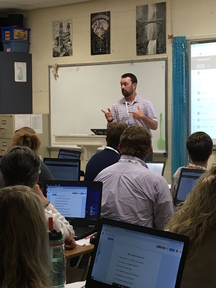 MrsTechieG's tweet photo. a1 Google Summit Session 3: HyperDocs, Slides, My Maps, Classroom, Adobe Spark, Extensions, Changing School Community @SMcKinney21 @coxtl @jlubinsky @markrounds5 @cutiablunt @CoachRCrocker @LynnGershman #a1techsplat #edtechteam https://t.co/pWYT78FVt4