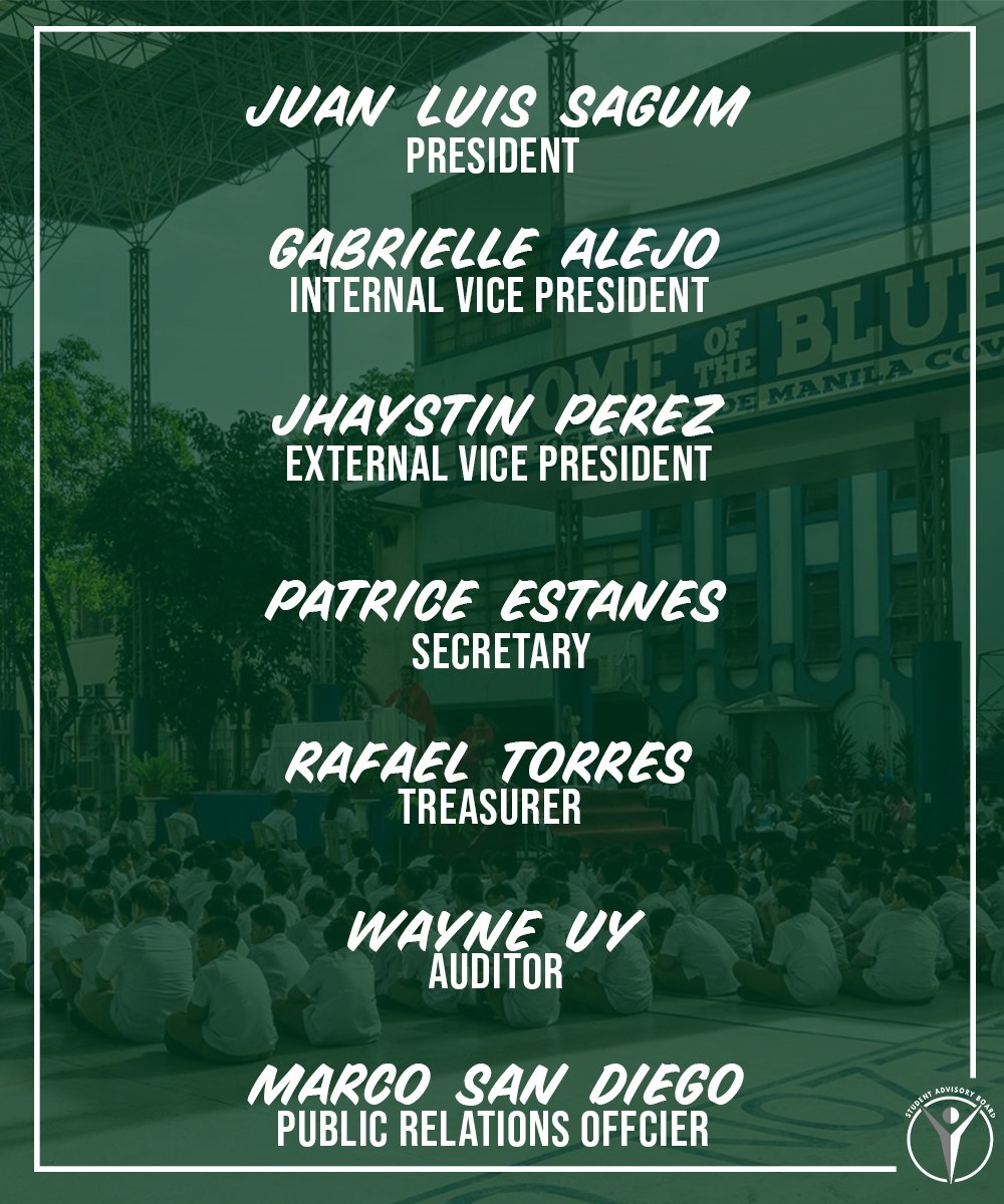 lsqcsab's tweet photo. Here are your SAB Officers for S.Y. 2018-2019!

We won't let you down and we look forward to being the epitome of excellence with you!

#WeAreTheSAB https://t.co/xHXLgpGP5T