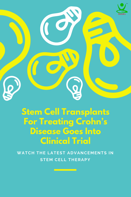 StemRX's tweet photo. Stem Cell Transplants For Treating Crohn’s Disease Goes Into Clinical Trial | Click here to read the full article: https://t.co/r4SbHxH1xQ
#stemcells #cellulartherapy #CrohnsDisease #stemcelltherapy https://t.co/E2Q7QW3FTt